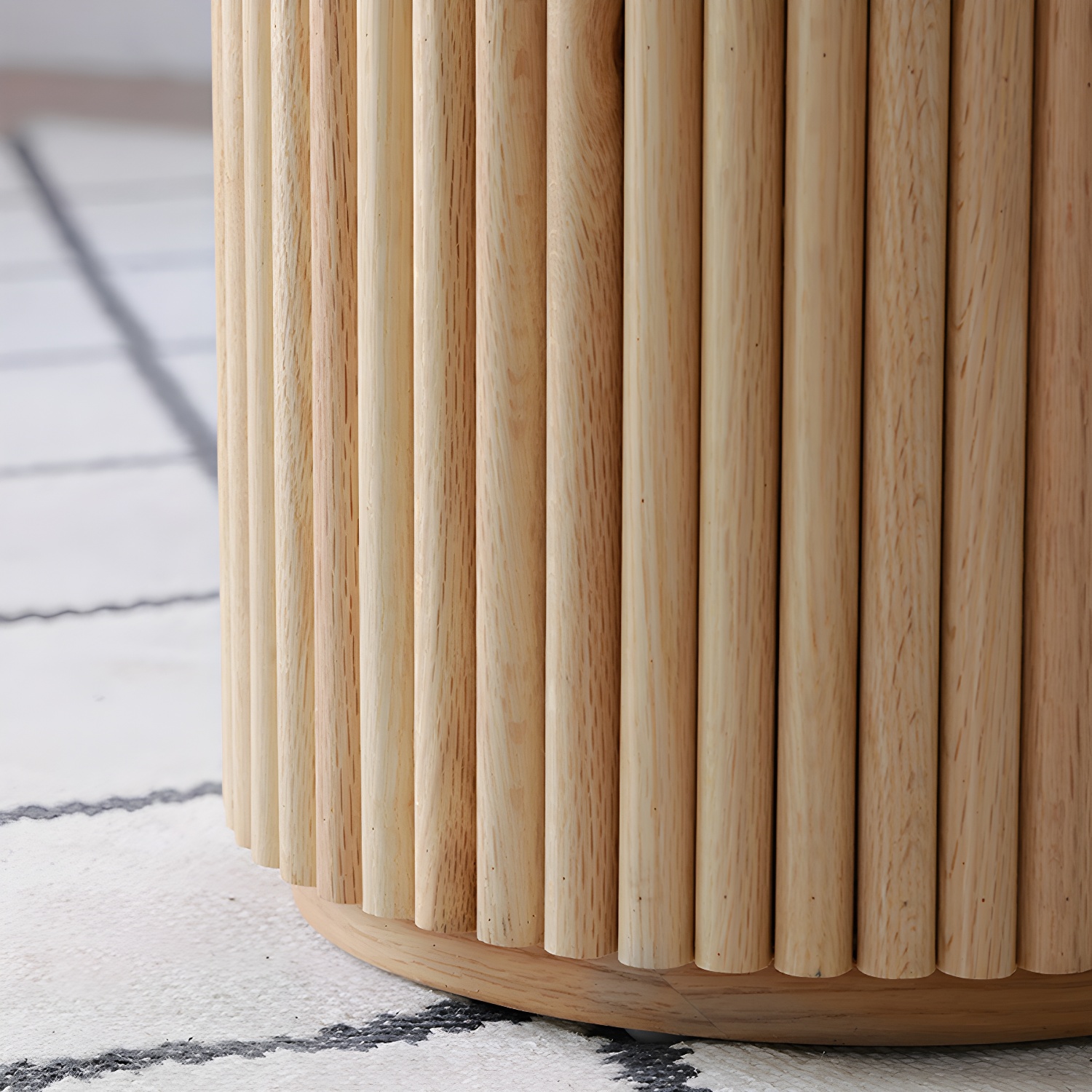 Round Pedestal Casual Table Simplicity Style Dining Room Home Furniture - image 7