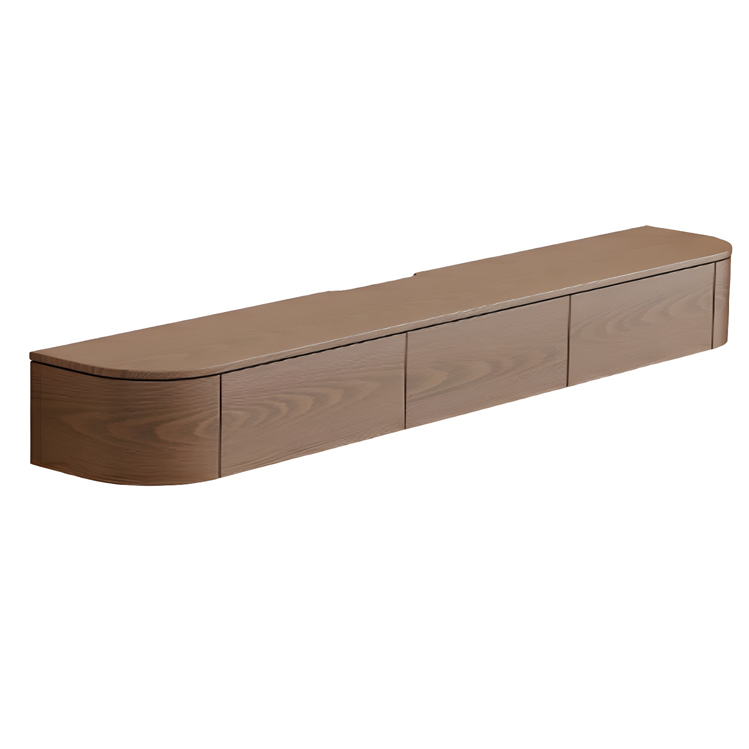 Scandinavian Wood TV Stand with Drawers and Cabinet for TVs Over 67 Inches Long - image 2