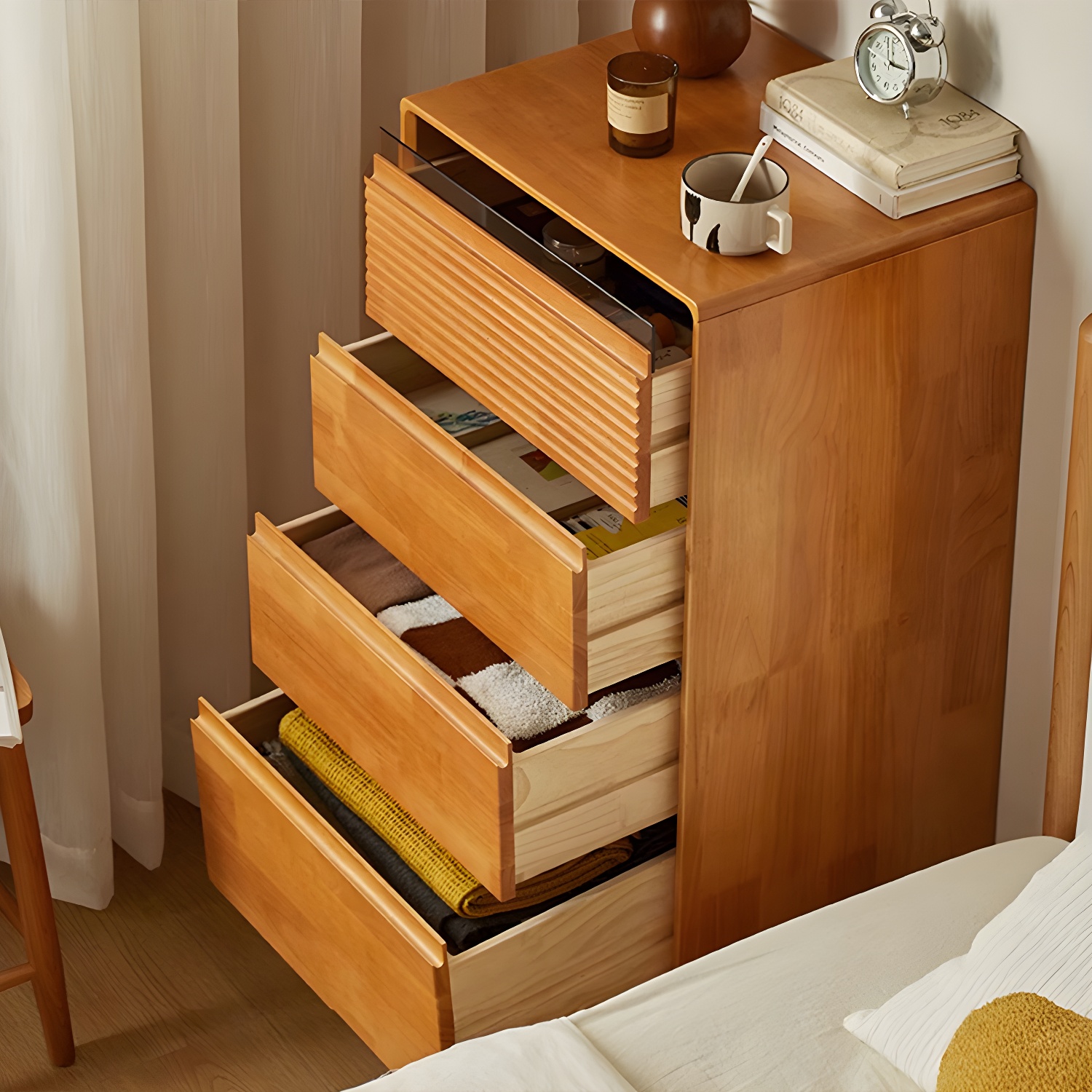 Cabinetry Concept Modern Wood Dresser with Drawers in Narrow Width - image 17