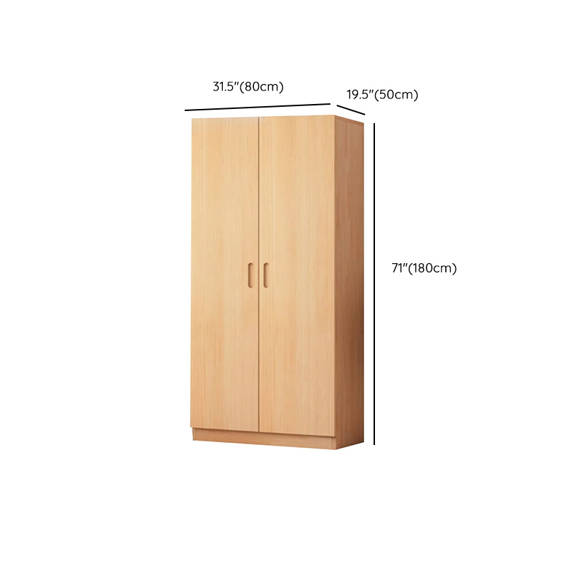 Freestanding Natural Wood Natural Wardrobe - image 25