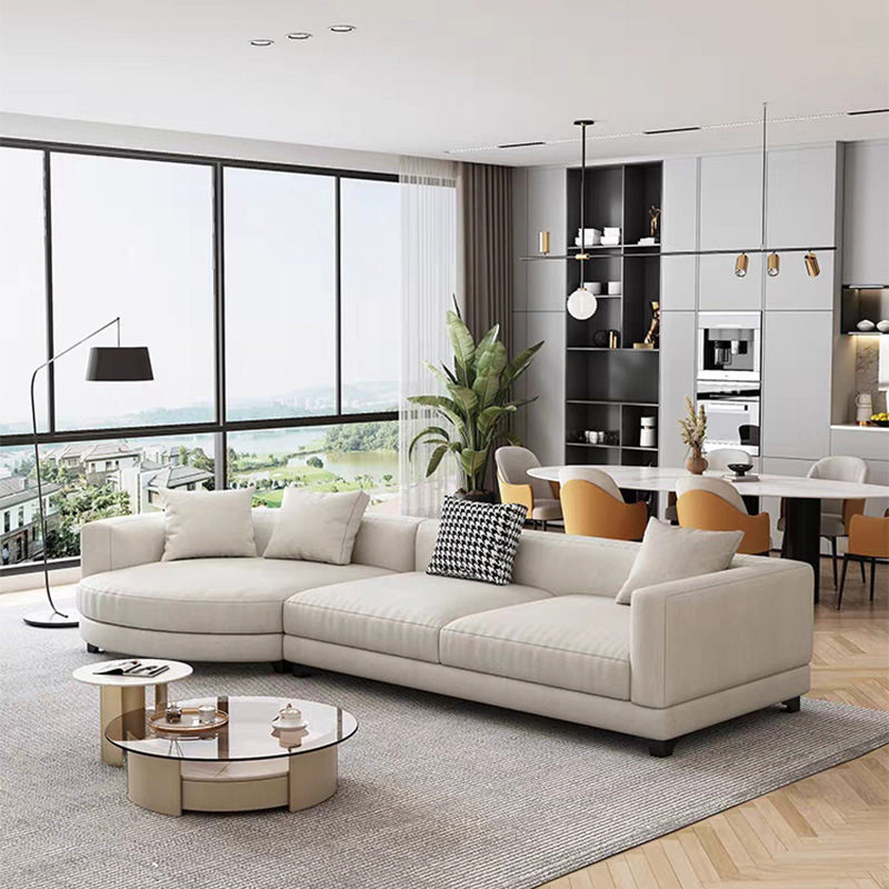 Living Space Use 4 Pc /5 Piece Set L-Shape Right Hand Facing Corner Sectional, 5-Seater /Seats 6 - image 3