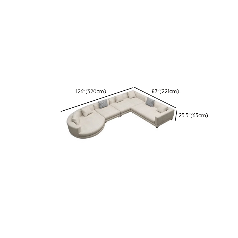 Living Space Use 4 Pc /5 Piece Set L-Shape Right Hand Facing Corner Sectional, 5-Seater /Seats 6 - image 20