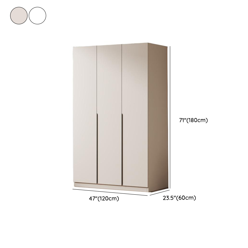 Minimalist Manufactured Wood Independent Wardrobe Closet with Soft Close Door, Interior Shelves, and Clothing Rod - image 9