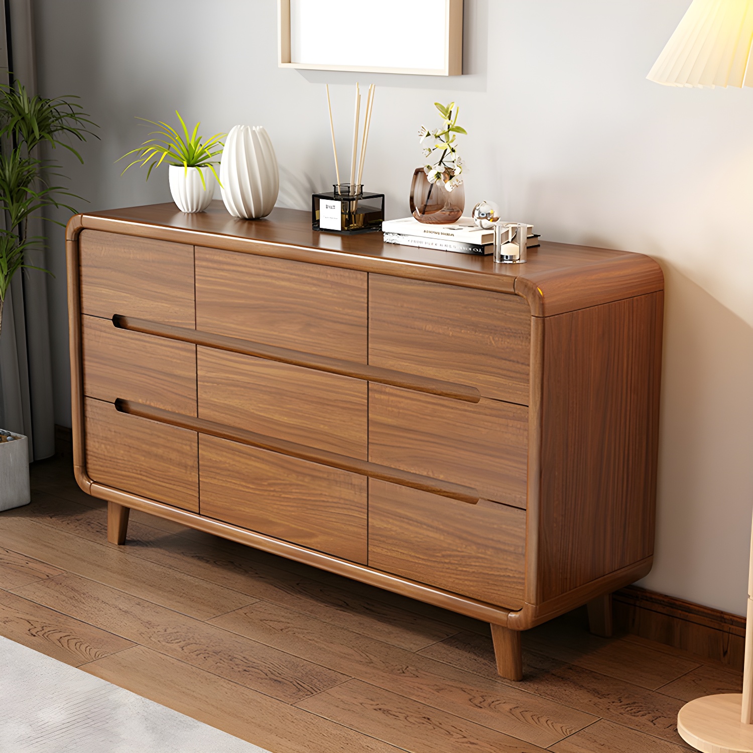 Traditional Wood Dressers with Drawers and Soft Close Glides - image 7
