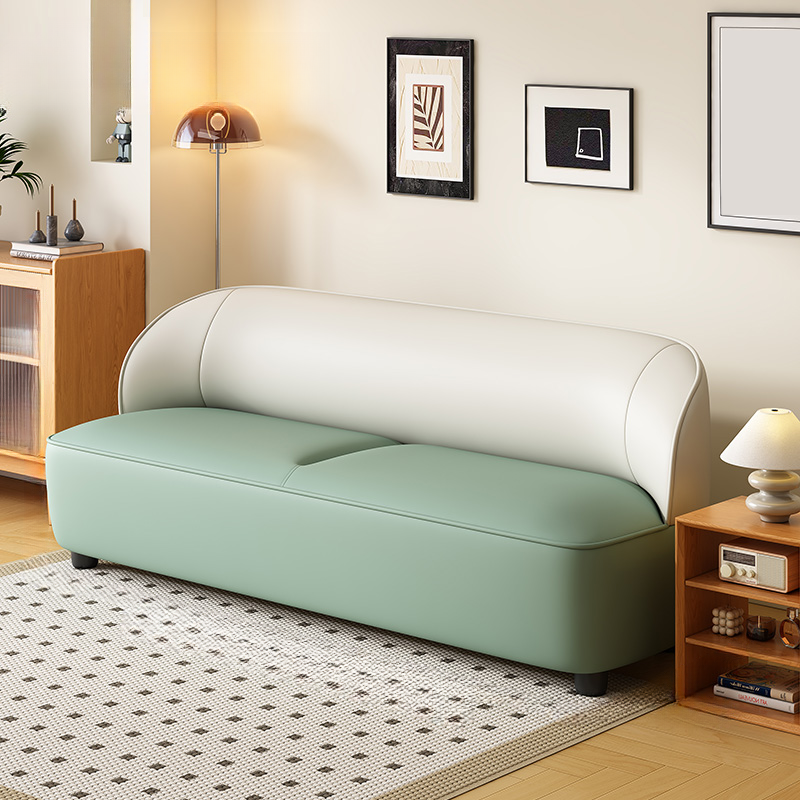 Modish Solid Color Scratch-durable Standard Sofa in Rose/Light Green/Tangerine Color for 2/4 Person/for 3 - image 10