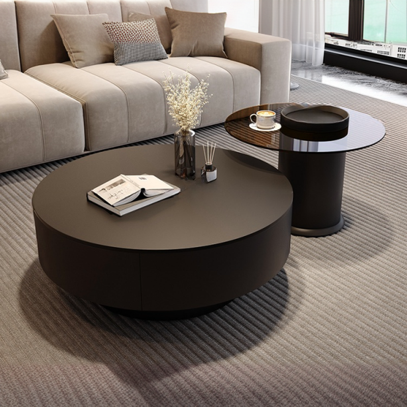 Orbicular Nested Board Game Coffee Table with 1 Drawer for Foyer - image 3