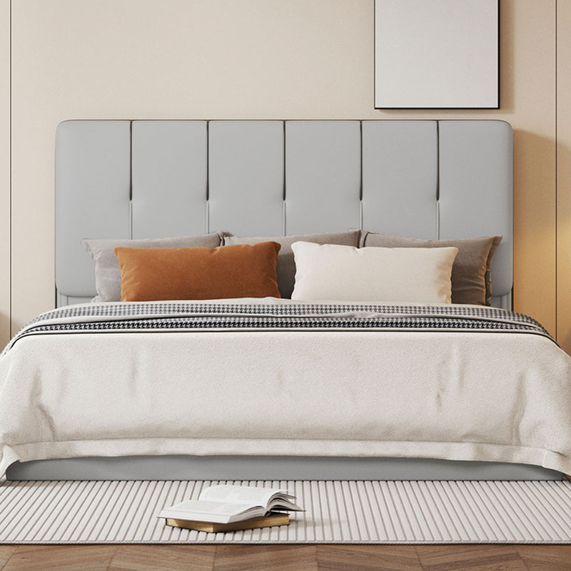 Modish No Distressing Button-tufted Panel Headboard in Rectangle Shape for King/Queen/Full Bed with Sponge Upholstery Fill and Standard Height - image 4