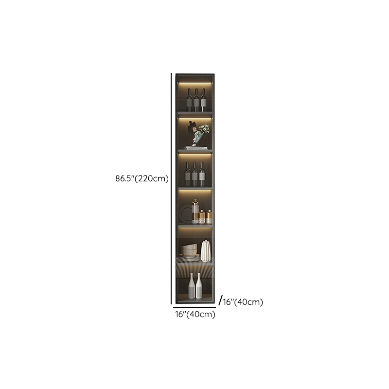 White Modern Buffet Cabinet with Cabinets and Shelves, Full Assembly Needed - image 11