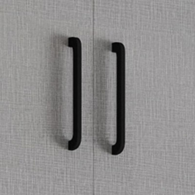 Dove Grey Modish Manufactured Wood Armoire Cabinet with Soft Close Drawer, Soft Close Door, Interior Shelves, and Clothing Rod - image 5