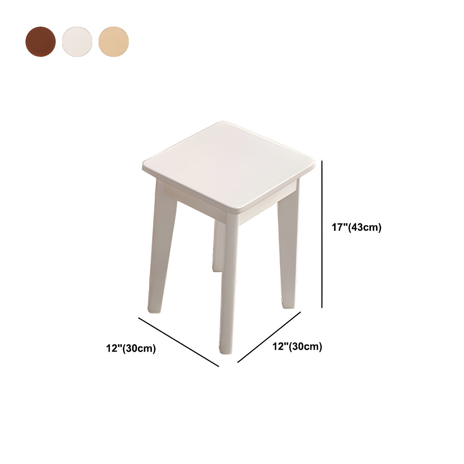 Solid Wood Vanity Dressing Table Scandinavian Flip-Top Vanity Desk - image 16