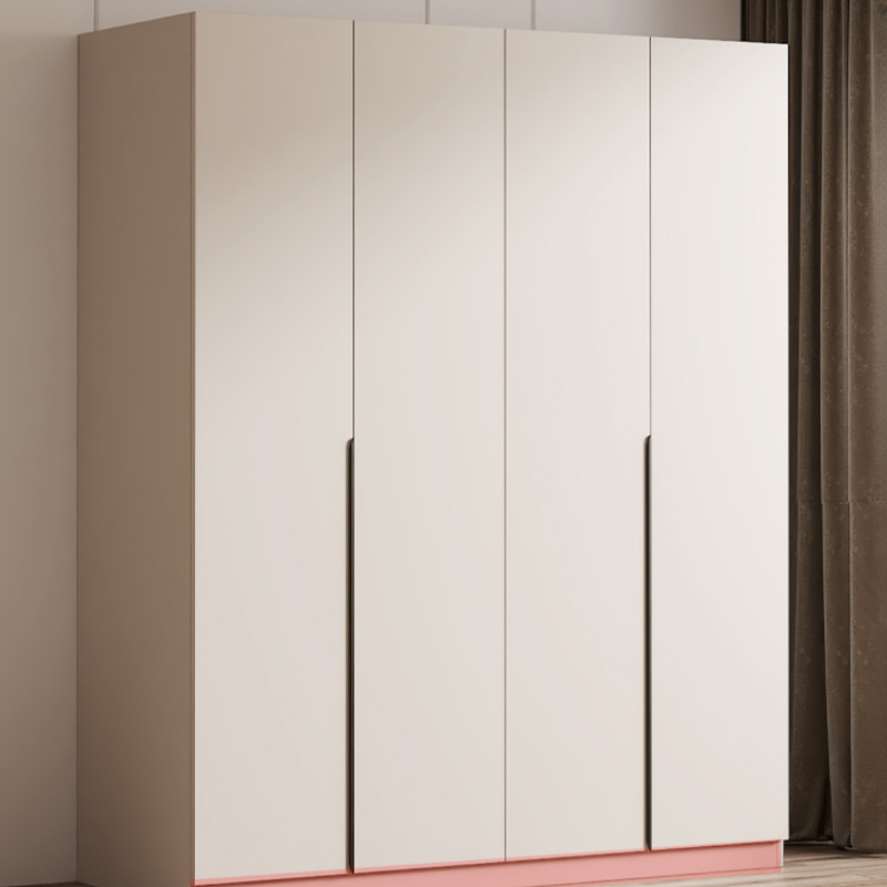 Minimalist Manufactured Wood Independent Wardrobe Closet with Soft Close Door, Interior Shelves, and Clothing Rod - image 3