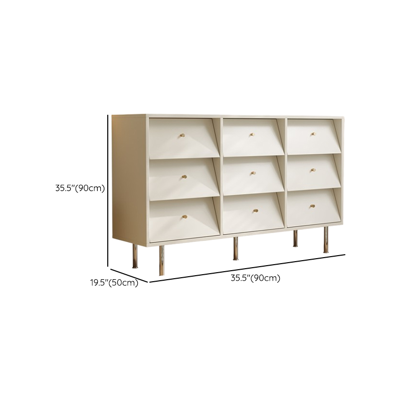 Chalk Casual Raw Wood Semainier for Sleeping Quarters with 9 Drawers/6 Drawers Horizontal/Vertical - image 23
