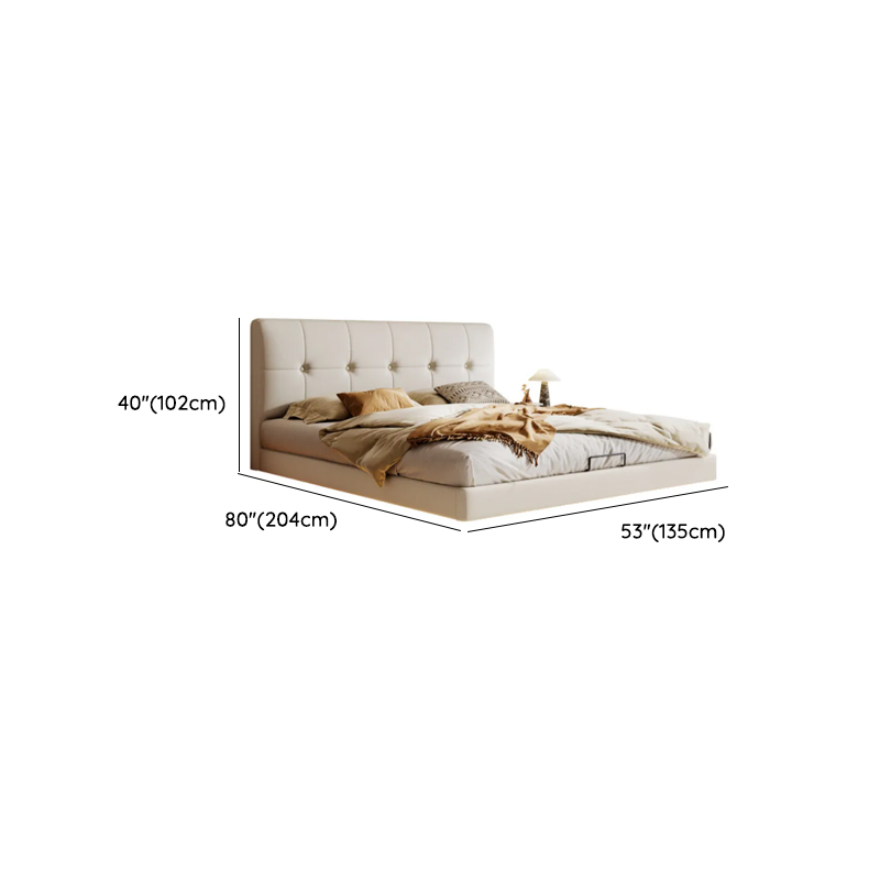 Solid Color Floating Bed with Stitch-tufted Design for Bedroom - image 16