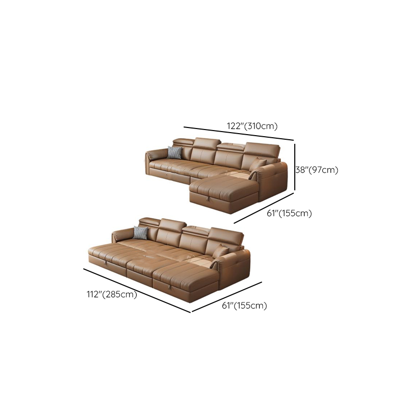 Coffee L-Shape/Straight Right Hand Facing/Horizontal Sofa Chaise/Convertible Sofa with Under-seat-storage for Seats 5/Seats 2/for 6 - image 20