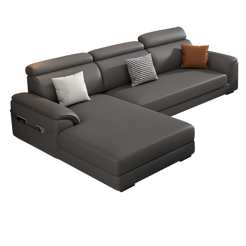 L-Shape/Straight Left/Horizontal Sofa Recliner/Sofa Couch with Pine Wood Frame - image 13