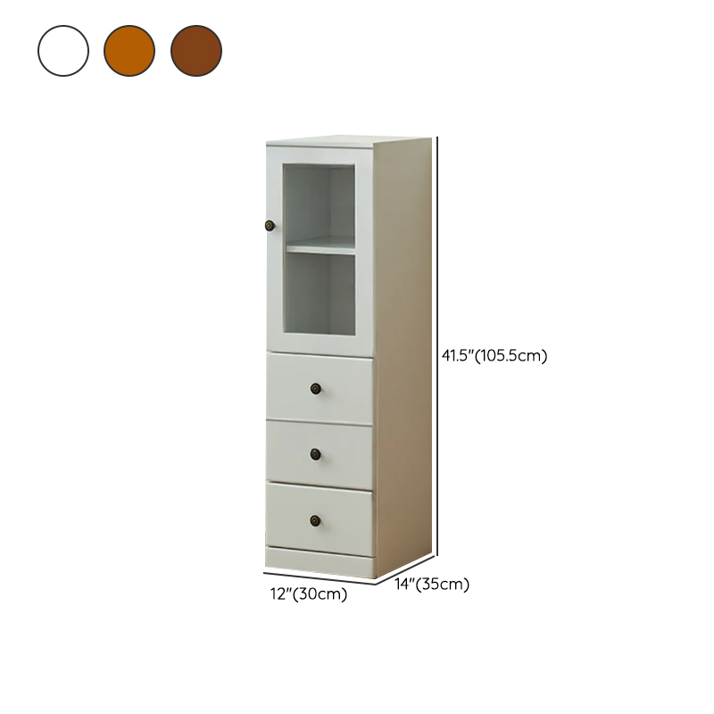 Modish Timber Console Dresser with 3/4/5 Drawers, Hutch Cabinets, and 2 Interior Shelves in Vertical Orientation - image 14