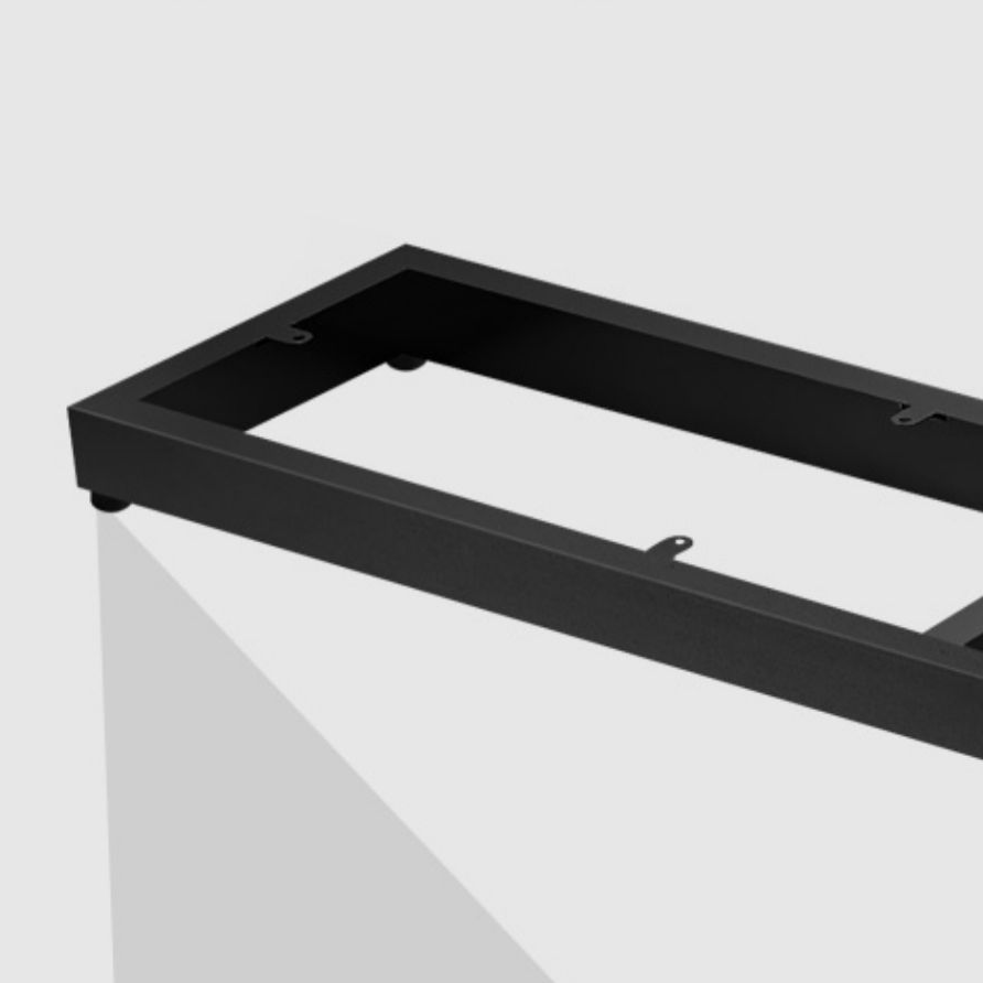 Rectangular TV Stand for Drawing Room with Light and Door - image 9