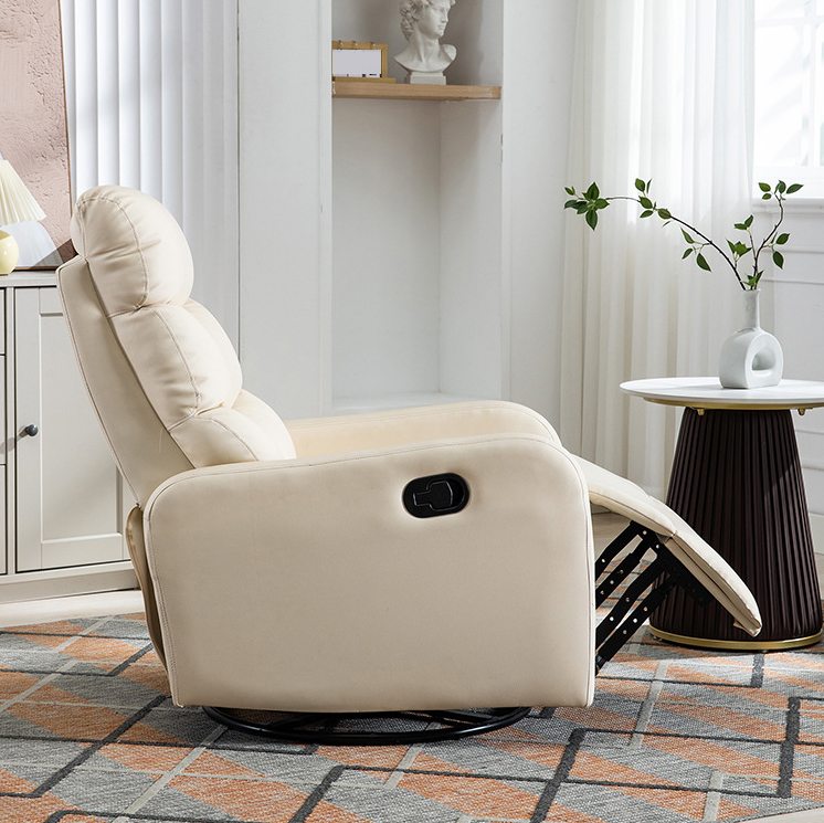 Ergonomic Brown/Blue/Green Stationary Massage Rocking Accent Chair with Back - image 13