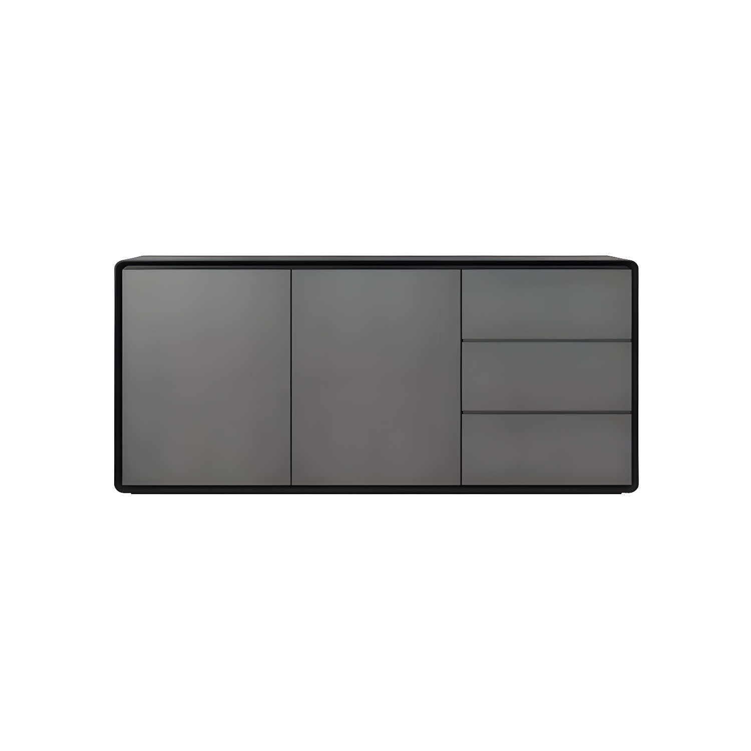 Modern Wood Buffet Sideboard Cabinet with 2 Doors and 3 Drawers - image 14