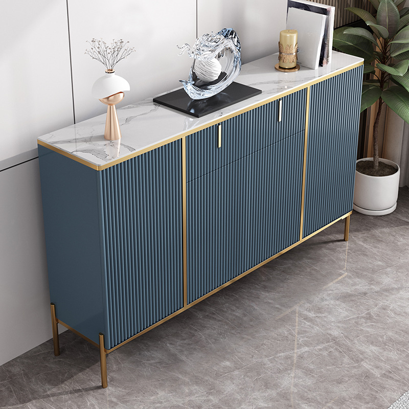 Ground Independent Sideboard for Parlor with Appliance Storage and Worktop in a Modern Style - image 5