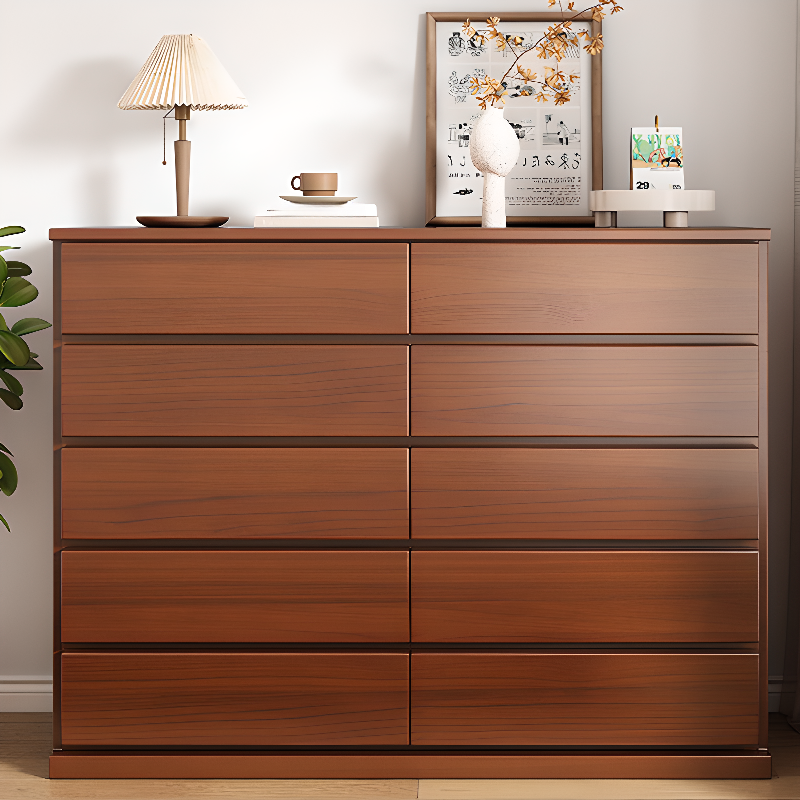 Art Deco Double Dresser/Semainier Horizontal/Vertical 10 Drawers/12 Drawers/8 Drawers in Wood - image 5