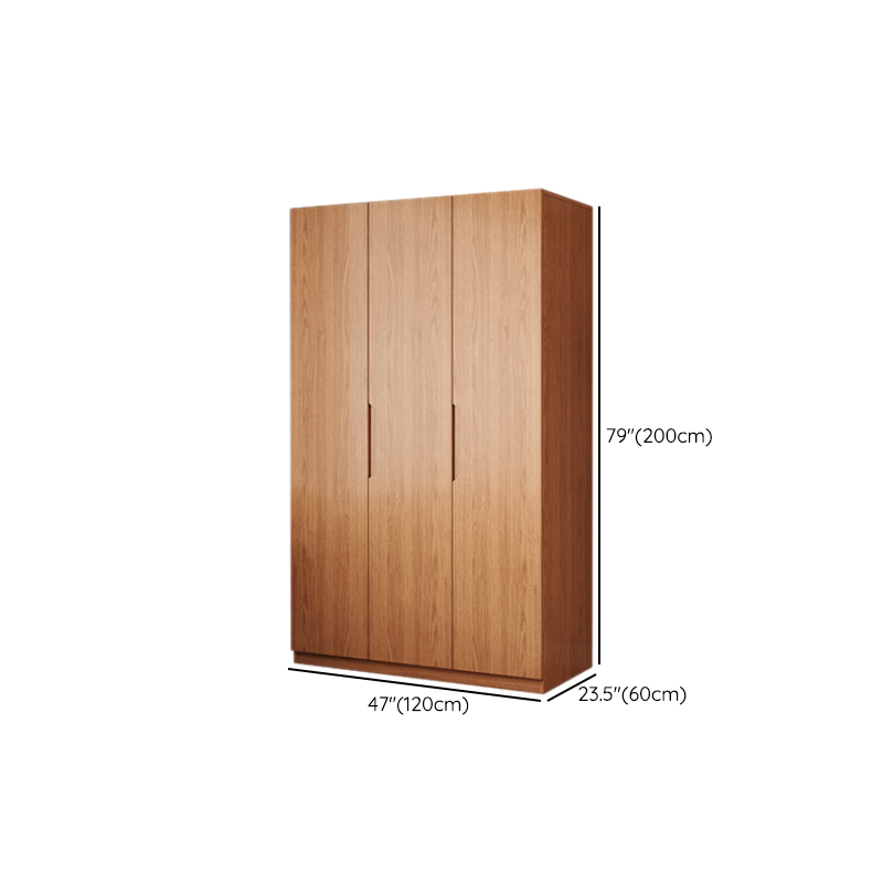 Wood Grain Modish Wooden Armoire Cabinet with Soft Close Drawer, Soft Close Door, Interior Shelves, and Clothing Rod - image 6