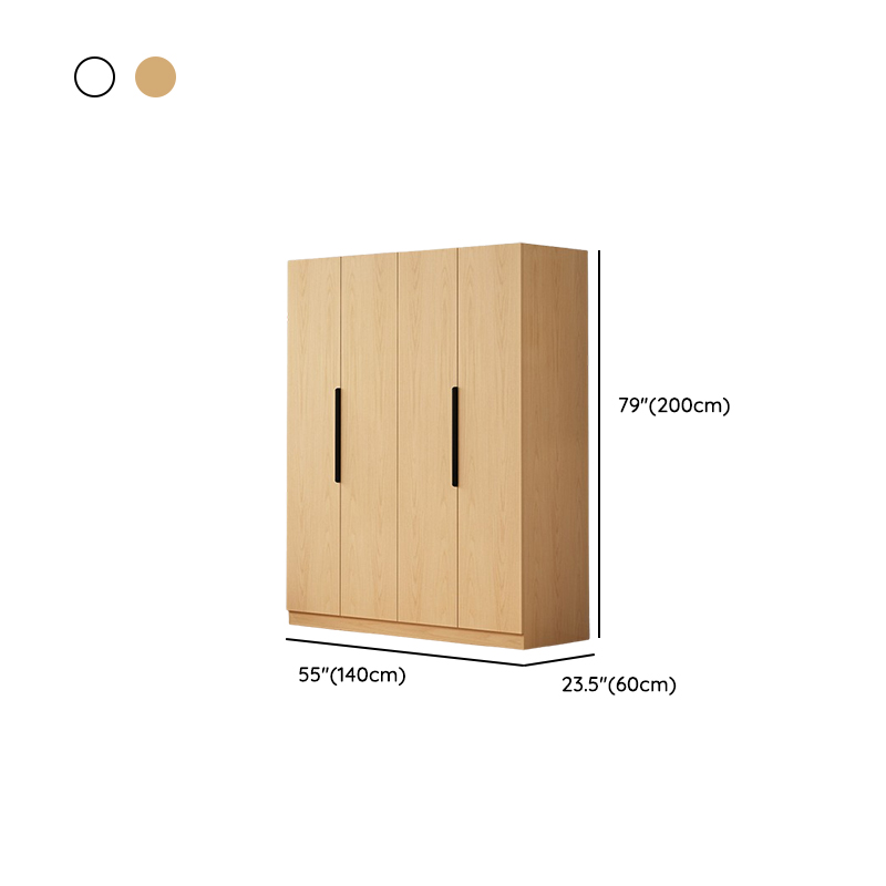 Modish Manufactured Wood Independent Armoire Cabinet with Soft Close Door, Interior Shelves, and Clothing Rod - image 13