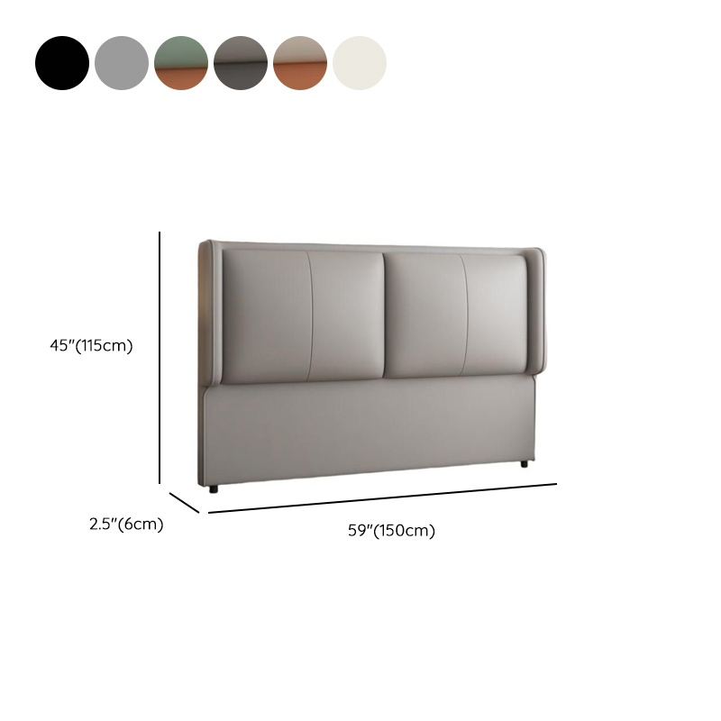 Modish Style Panel Headboard in Timber with No Distressing, Rectangle Shape for King/Queen/Full Bed, Featuring Sponge Upholstery and Standard Height - image 12