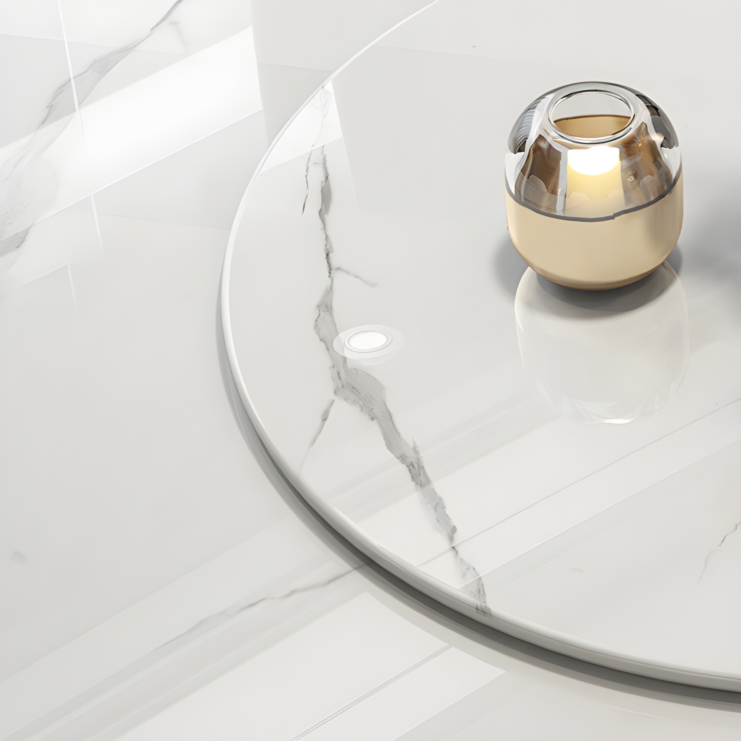 Modern Style 1/4/5/7/9 Pieces Dining Sintered Stone Dining Table Set with Metal Legs - image 9