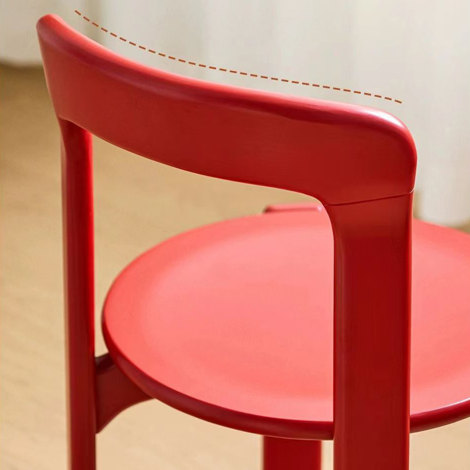 Framed Stable Orange/Green/Blue Solid Wood Side Chair with Foot Pads in a Modern Style - image 13
