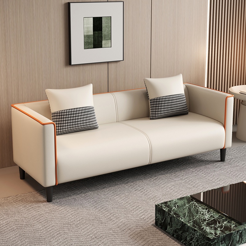 Standard Sofa/Loveseat/Single Sofa in Synthetic Leather, Available in Grey/Dark Blue/Light Green with Arm - image 7