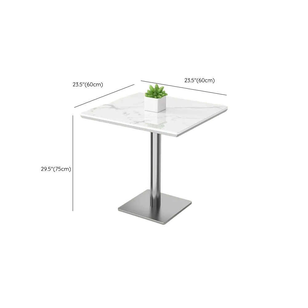 Minimalist/Luxurious Dining Table with Slate Stone Top, Fixed Table, Seats 4/2 - image 16