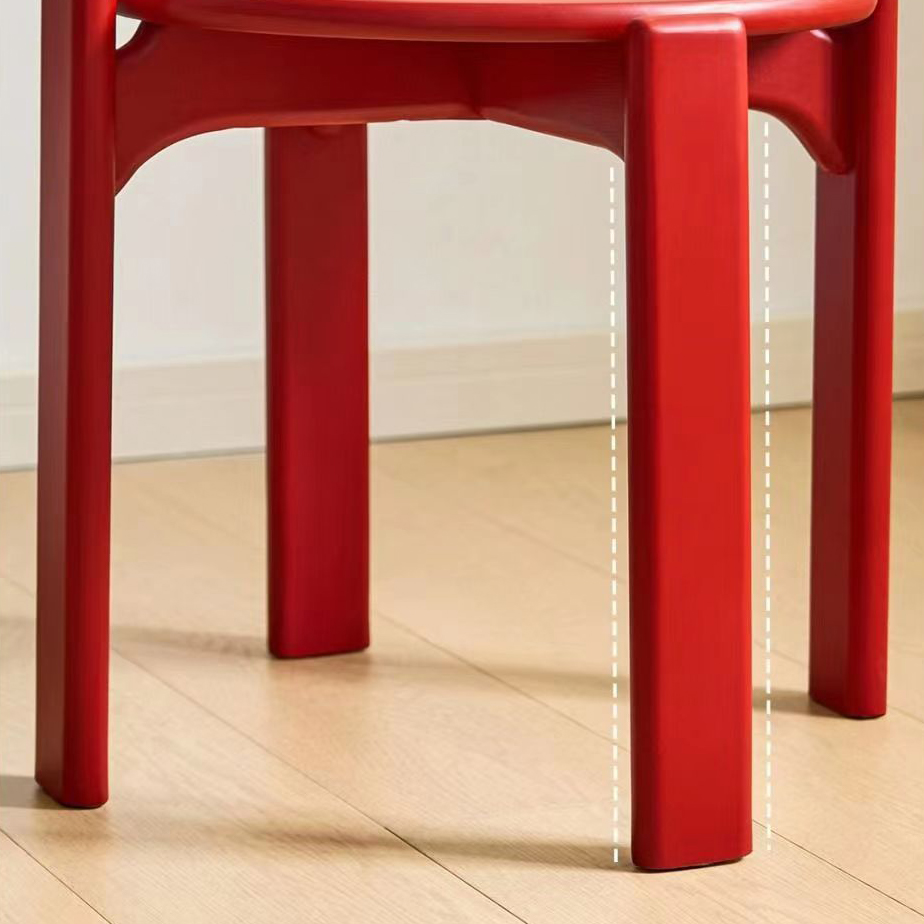 Framed Stable Orange/Green/Blue Solid Wood Side Chair with Foot Pads in a Modern Style - image 15