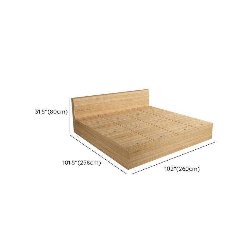 Natural Color Solid Color Storage Included with Storage Drawer for Bedroom - image 9