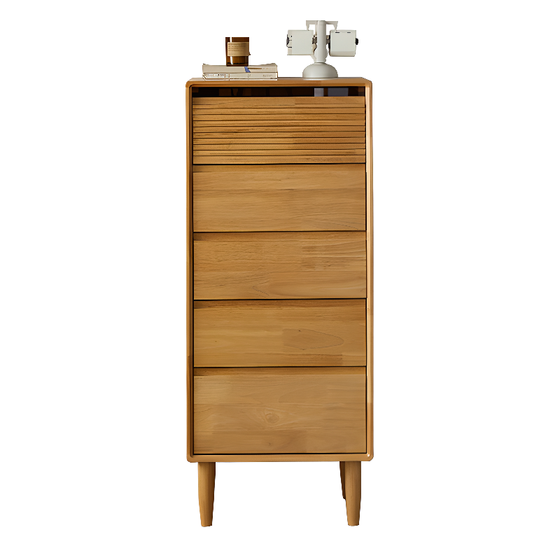 Minimalist Cube Double Dresser in Natural Wood - image 25