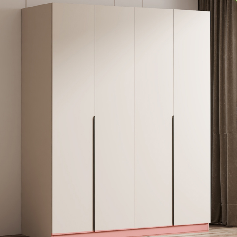 Minimalist Manufactured Wood Independent Wardrobe Closet with Soft Close Door, Interior Shelves, and Clothing Rod - image 3