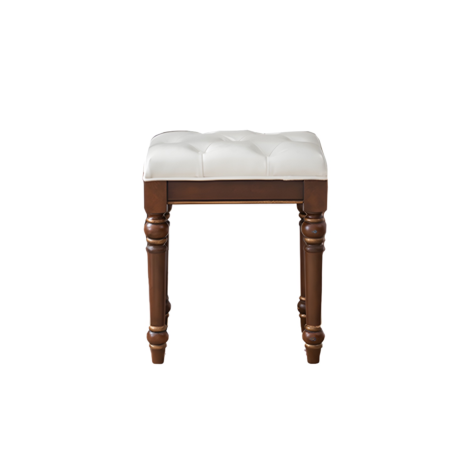 Victorian Vanity Set Solid Wood Drawers Included Makeup Dressing Table With Mirror & Stool - image 16
