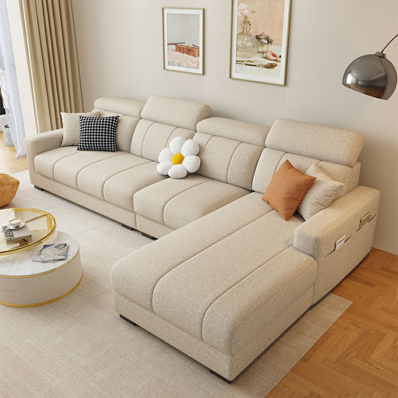 Modern Style L-Shape Sofa Recliner with Storage and Recessed Arm - image 15