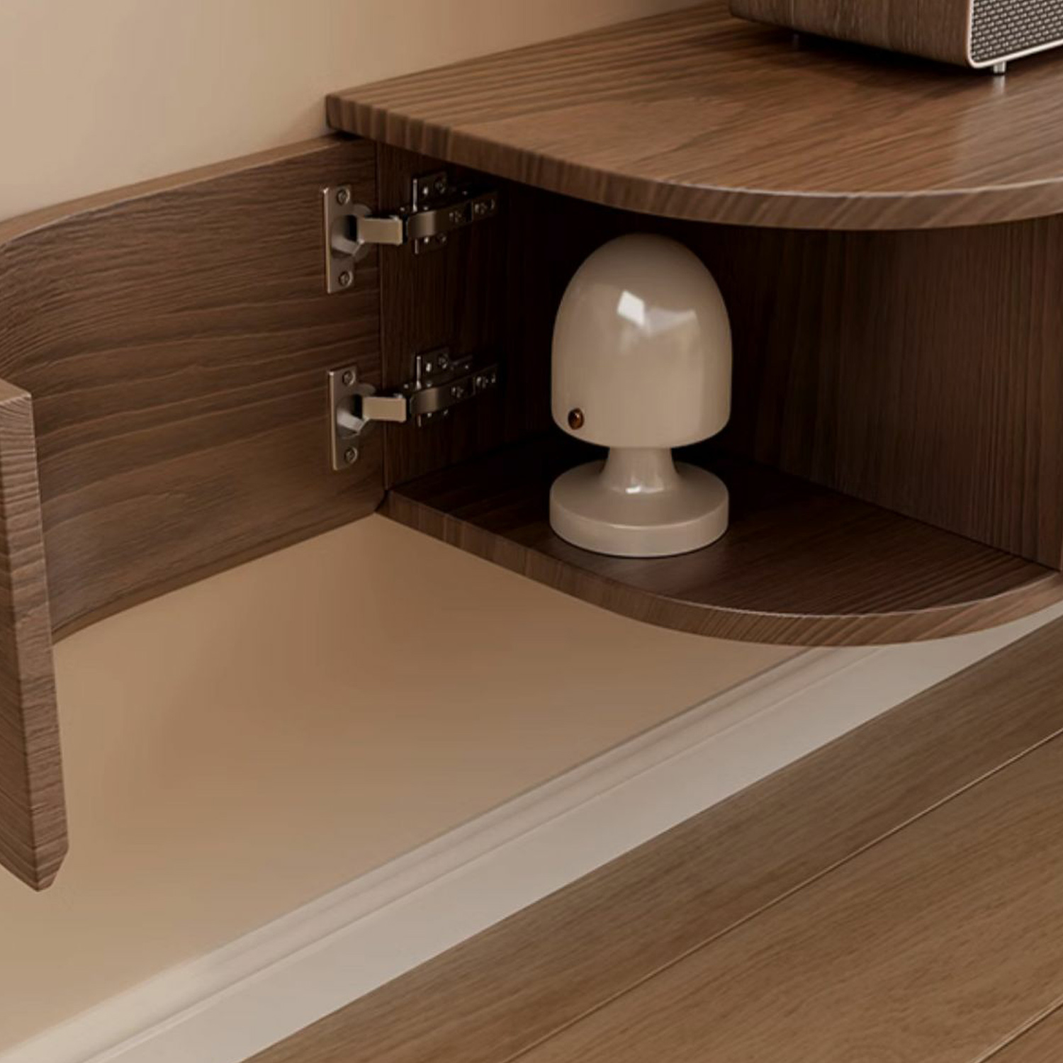 Scandinavian Wood TV Stand with Drawers and Cabinet for TVs Over 67 Inches Long - image 10