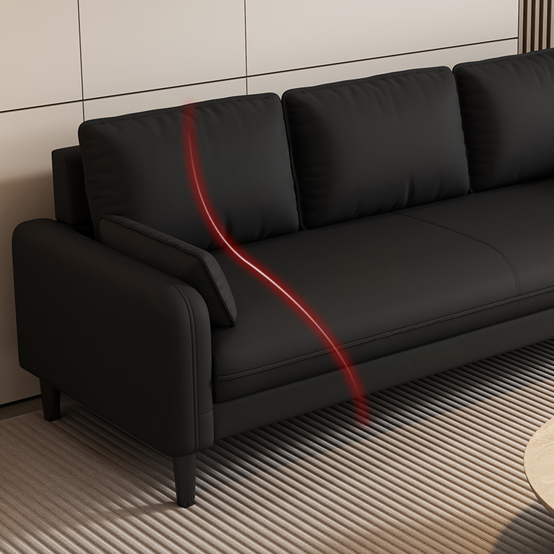 Trendy Water Resistant Standard Sofa/Loveseat/Single Sofa with Pillow Back in Dark Gray/White/Olive Green, Arm Included, Seats 3/2 People/1 Person with 2 Pillows - image 11