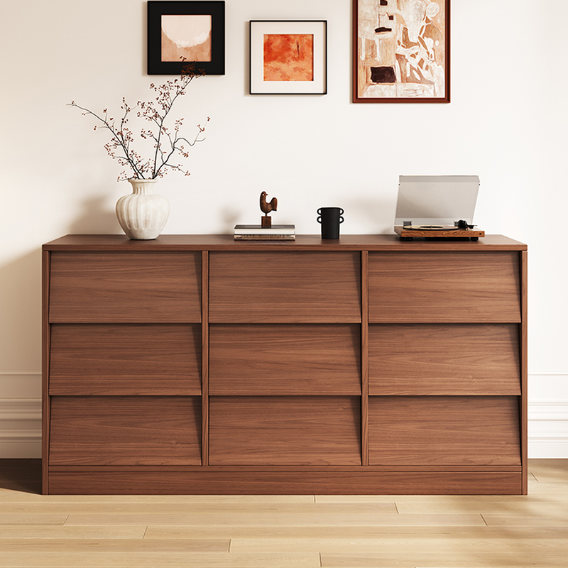 Cocoa Casual Natural Wood Console Dresser/Bachelor Chest with 9/6/3 Drawers in Horizontal/Vertical Orientation - image 2