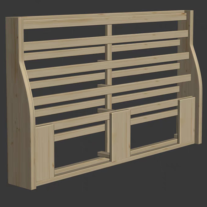 Simple Full(54"W x 75"L) Free-standing Standard Panel No Distressing With Legs in Wood/ Upholstery and Sponge - image 12
