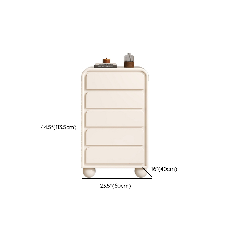 Minimalist Horizontal/Vertical Chalk Wood Bachelor Chest with Drawers - image 16