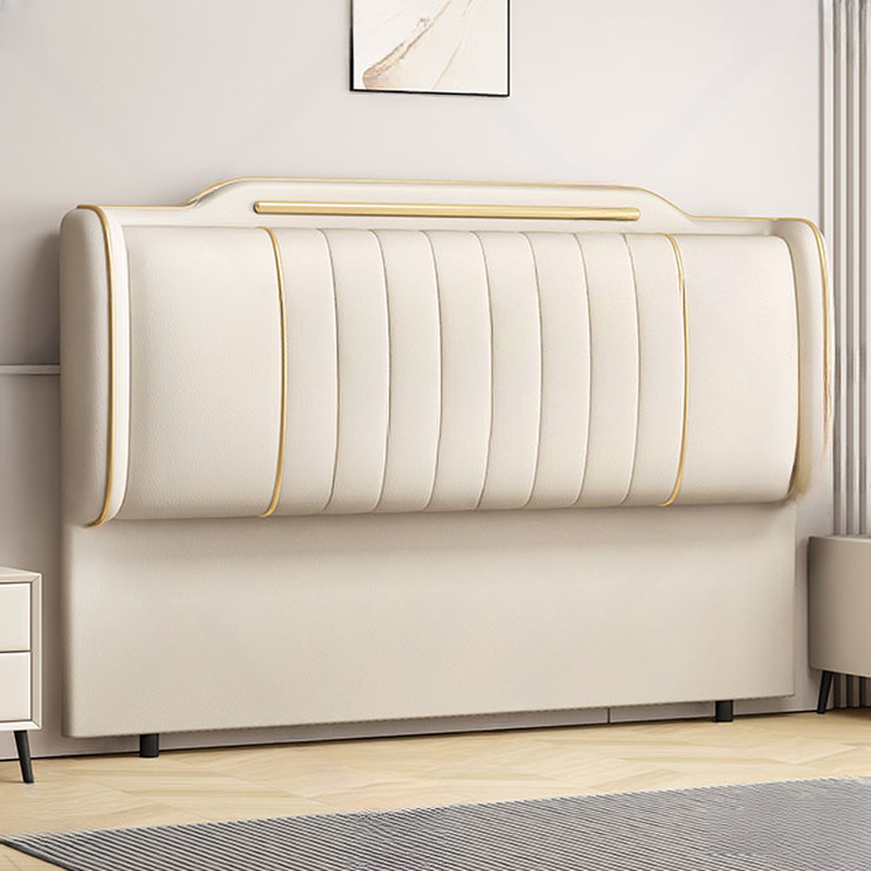 Simplistic Style Wingback Headboard with Camelback Shape in Pine Wood, No Distressing, Available in King/Queen/Full Sizes, Featuring Sponge Upholstery and Standard Height - image 13