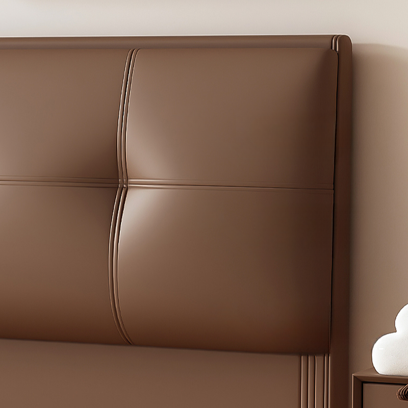 Simplistic Style Panel Headboard with No Distressing, Piled Tufted Rectangular Shape for King/Queen/Full Bed, Sponge Upholstery Fill, Standard Height - image 10