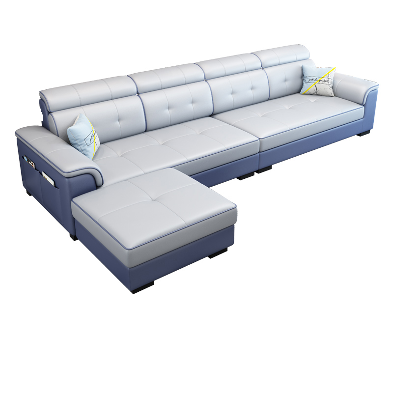 L-Shape Parlor Corner Sectional with Left Hand Facing Orientation, Decorative-stitched Tufting and Concealed Support - image 6