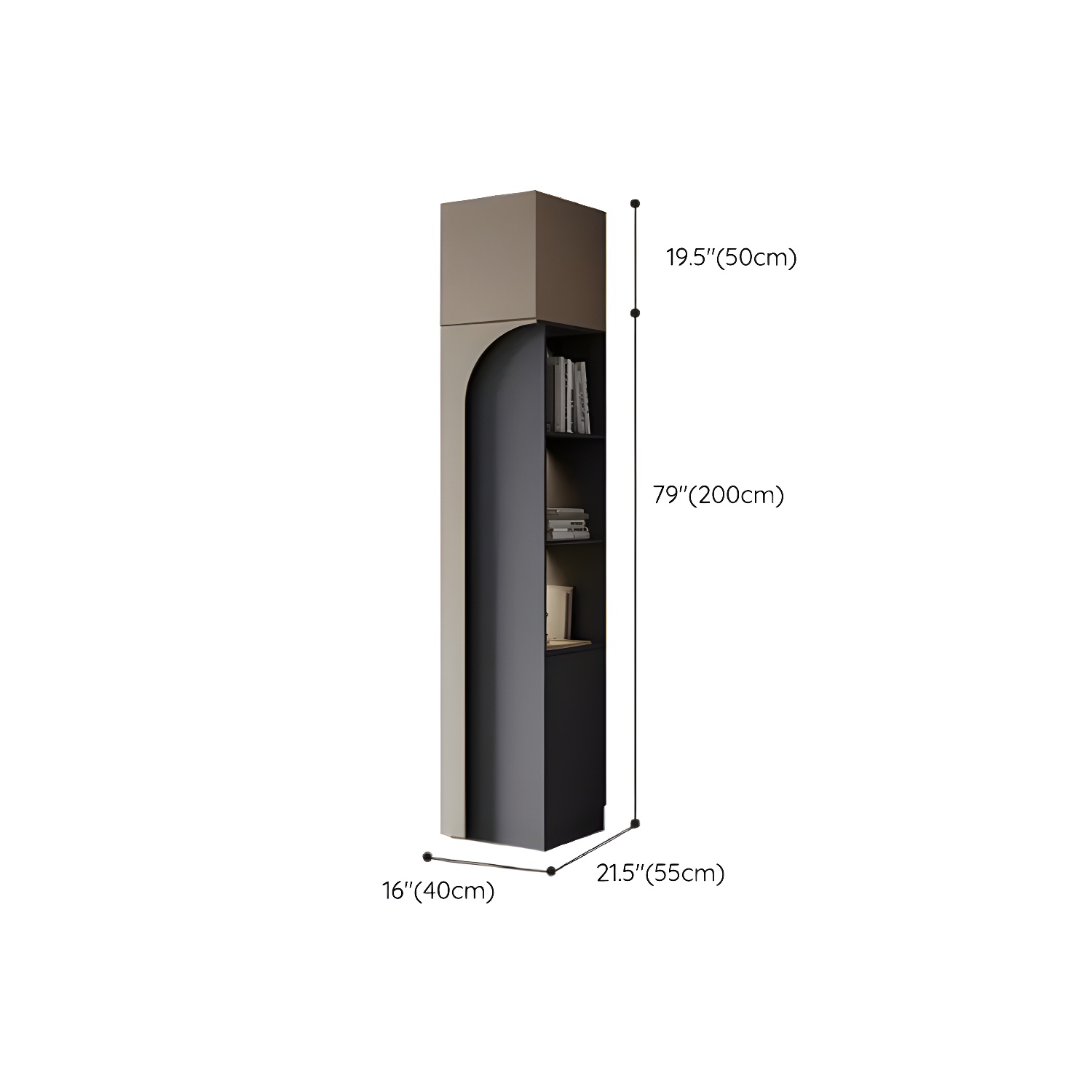 Modern Grey Wood Armoire with Solid Construction and Limited Warranty - image 29