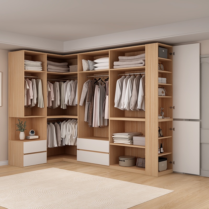 White Manufactured Wood Independent Cabinet Armoire with Soft Close Drawer, Soft Close Door, Interior Shelves, and Nook - image 4