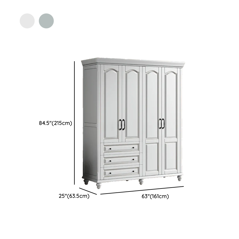 Standalone Wood Armoire Cabinet with Hinged Soft Close Door, Soft Close Drawer & Interior Shelves - image 23