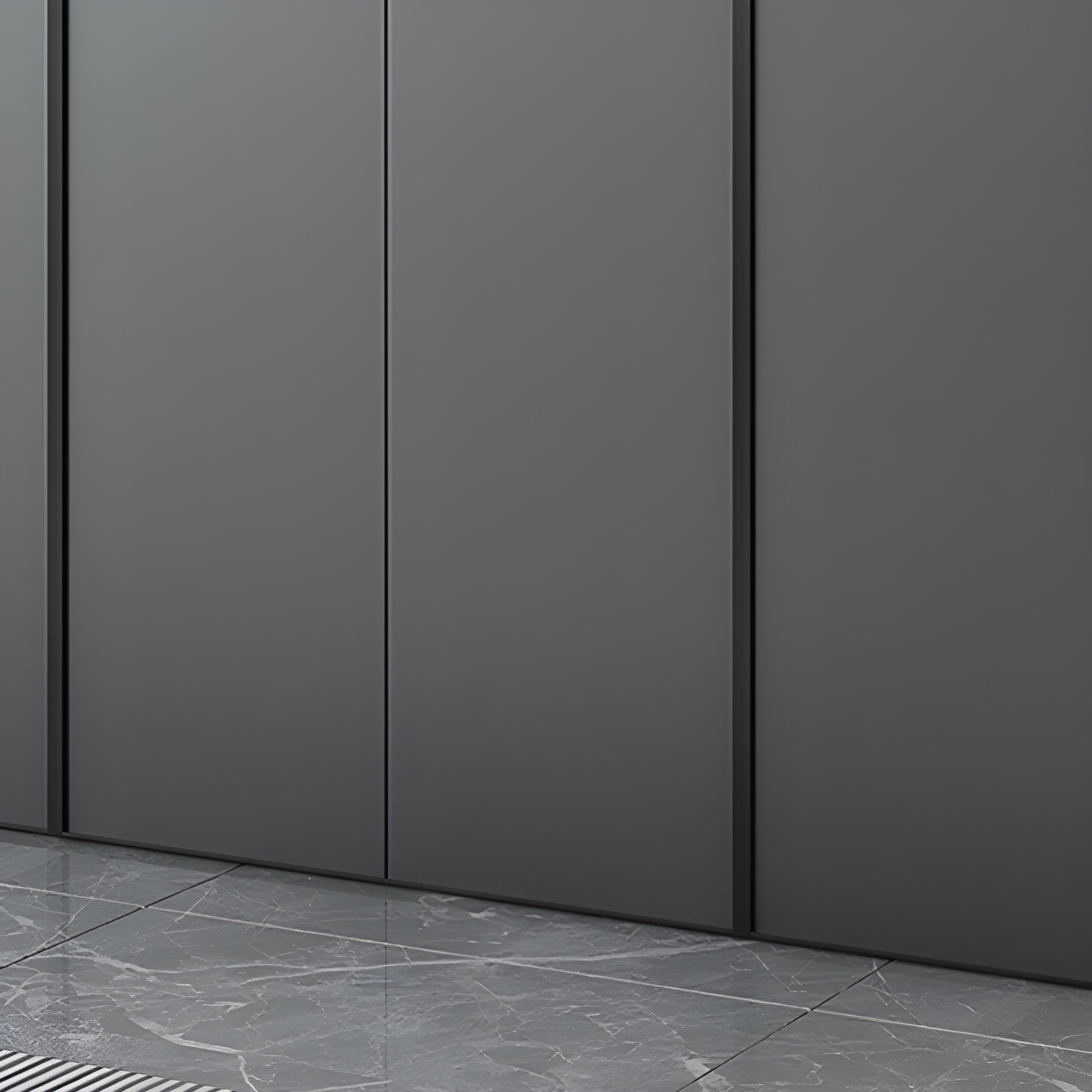 Modern Black Wardrobe Armoire with Garment Rod Wood Wardrobe Closet - image 8